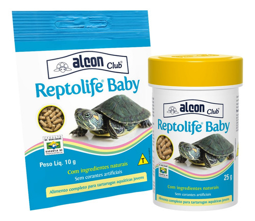 Ração P/ Tartarugas Alcon Reptolife Baby 10g