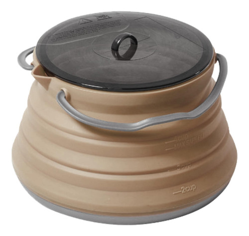 Hoja De Cocción Plegable Silicona Pot De Color De La Piel