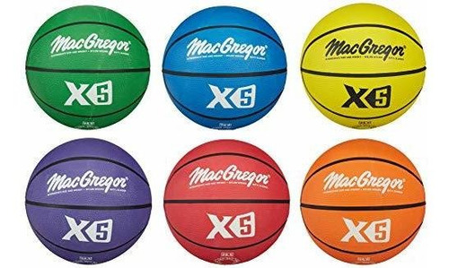 Macgregor Multicolor Basketballs (set Of 6)