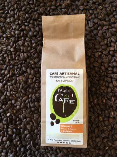 Etiquetas Adheribles Personalizadas Para Bolsa De Cafe Color A Todo Color Diseño Impreso Rectangular
