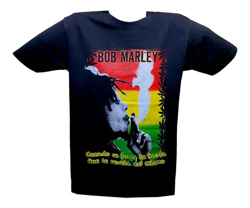 Polera Bob Marley Doble Estampado