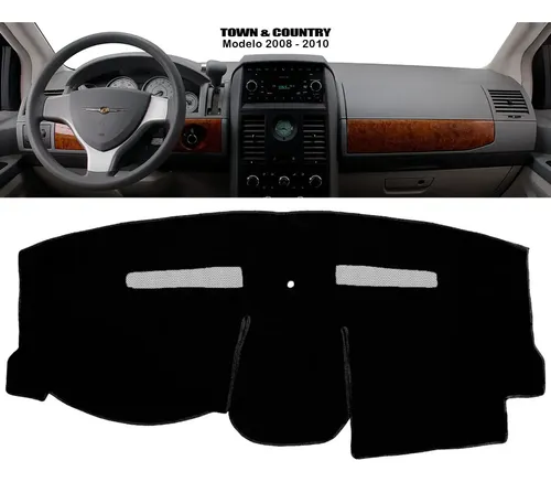 Covercraft LeBra Front End Cover For Chrysler Town & Country - Black Vinyl, Custom Fit Protection