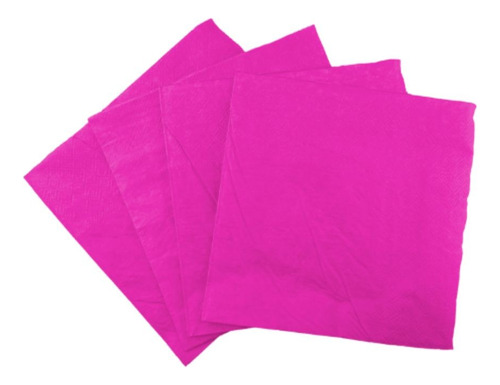 Servilletas Fucsia 30un 33cm - Unidad a $430