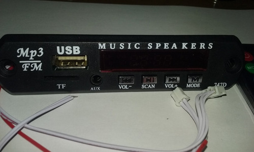 Decodificador Mp3 - Sd, Usb, Mp3 Controle Remoto