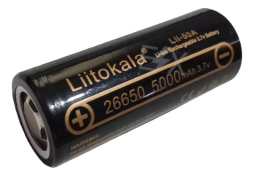 Bateria De Litio Recargable 26650 Liitokala 3.7v 5000mah