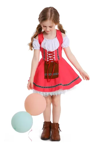 Disfraz De Oktoberfest Alemán Para Niñas, Vestidos Tiroleses