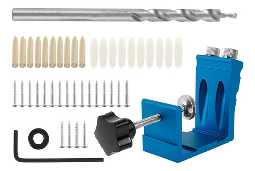 Carpinteros 15 ° Agujero Bolsillo Jig Paso Oblicuo