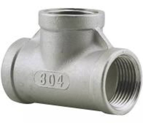 Te 90 Aço Inox 304 Rosca Bsp 3/4