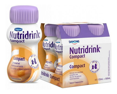 Nutridrink Compact Capuccino 125 Ml Pack Com 4 Unidades