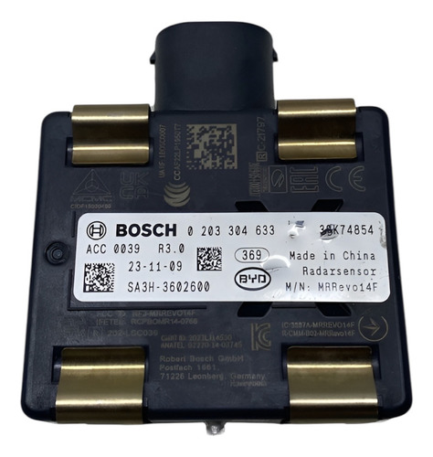 Sensor Módulo Radar Byd Song Plus 22/25 Sa3h3602600 Completo