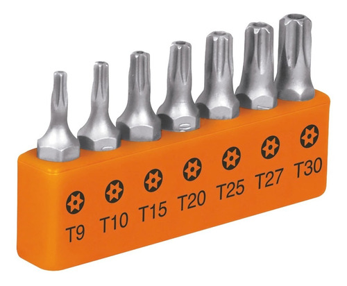 Juego De 7 Puntas Torx Truper Expert®,1', Organizador, 17797