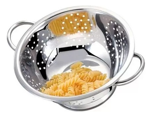 Escurridor de pasta pequeño de acero inoxidable, utensilio de cocina