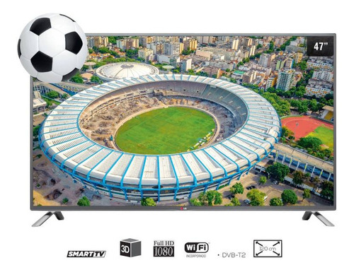 Televisor LG Smart Tv 49'' 3d + Magic Remote + Gafas Pasivas