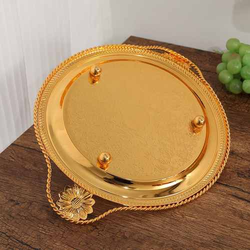 Servir Bandeja De La Bandeja Decoración Lujosa Organizador