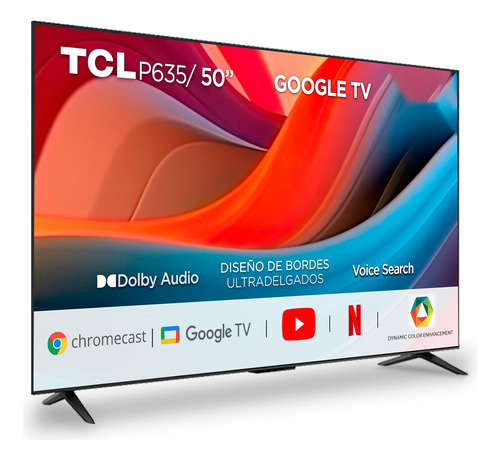 Televisor Led 50 Pulgadas 4k Google 110v Tcl