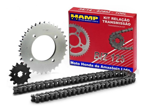 Kit Transmisión Honda Biz 125 428/34-14 Hamp Tuamoto Premium