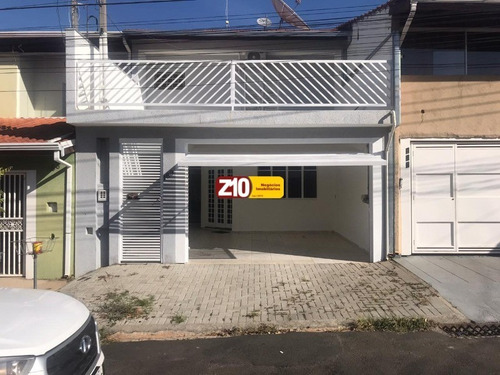 Ca09053 - Jardim Hubert - Sobrado - At 130m², Ac 182,50m², 03 Dormitórios (sendo 01 Suíte), Escritório - Indaiatuba/sp - Z10 Imóveis. - Ca09053 - 68718526