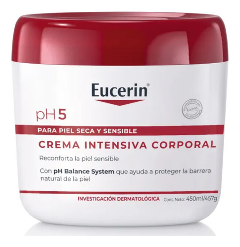 Eucerin Ph5 Crema Intensiva Corporal Piel Sensible 450gr