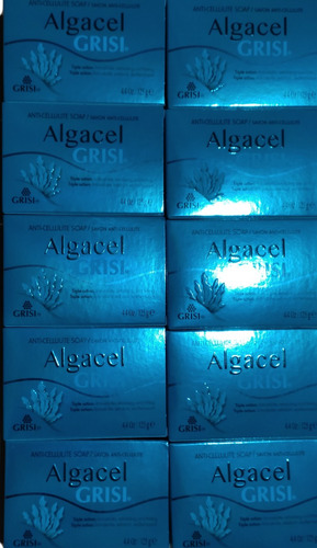 Algacel Jabón Anticelulitico Marca Grisi 125g. Caja Con 50u.