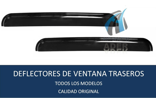 Deflectores Ventanilla Tras.  Hilux 2016/ Cabina Doble