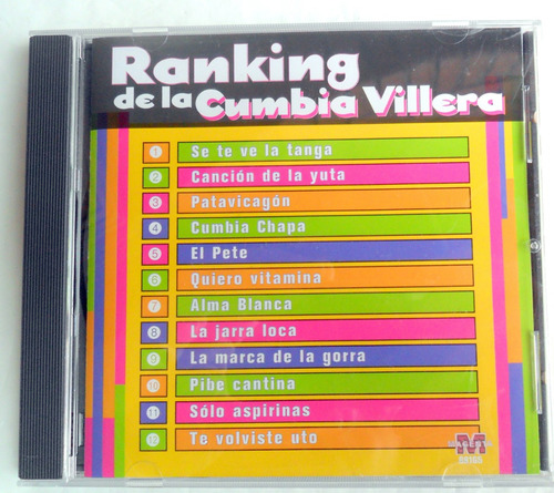 Ranking De La Cumbia Villera * Cd Nuevo Original En Stock !