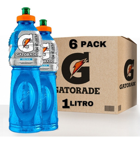 Gatorade Cool Blue 1 Litro - Pack X6