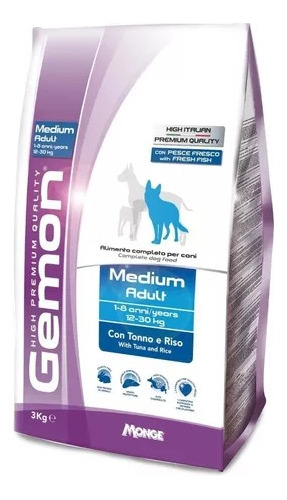 Gemon High Premium Adulto Medium Atun 3kg