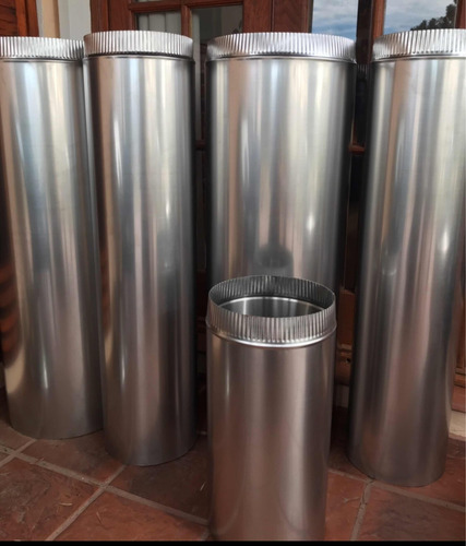 Parrilleros Chimeneas Caños Calefactores Estufas Acero Inox