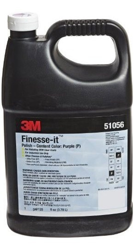 3m Finesseit Polish 51056 Compound 1 Galon Capacidad Purple