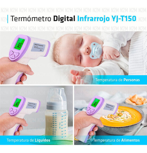 Termometro Digital Infrarrojo Temperatura Fiebre No Contacto