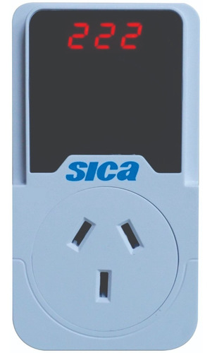 Imagen 2 de 8 de Protector Sica Alta Baja Tensión 10a 220v Pack X 2