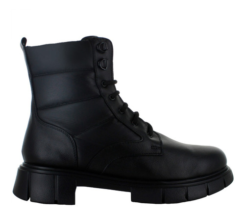 Blasito Bota Urbana Combat Moda Polipiel Negro Mujer 83574