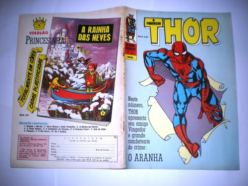 Thor 11 - Ebal - Estréia Homem Aranha No Brasil - Frete Grát