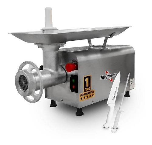 Moedor Carne 1,5 Cv B.22 Ps-22m Skymsen 220v + Faca + Chaira