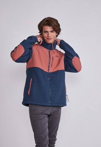 Chaqueta Hombre Azul Impermeable (polar) Sioux