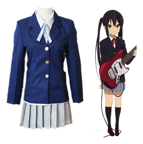 ¡k-on! ¡k-on! Cosplay Hirasawa Yui Niña Uniformes Escuela Ha