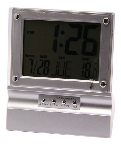 Reloj  Alarma Multifuncion  Con Luz 