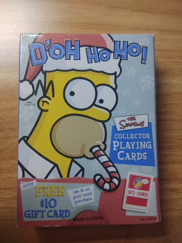 Cartas De Juego Simpsons 2002 Naipe Inglés