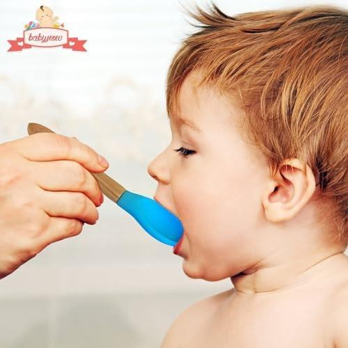 Cucharas De Bambú Para Bebé, Paquete De 4, Cuchara De Destet