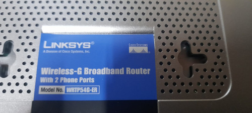 Router Linksys Wrtp54g-er Wireless-g Broadband Sin Acesorios