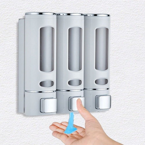 Dispensador De Jabón De Ducha 3 En 1 W, Champú Y Acondiciona
