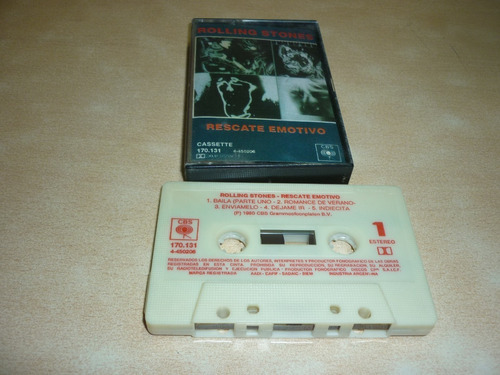 Rolling Stones  Rescate Emotivo Cassette Excelente Jcd055