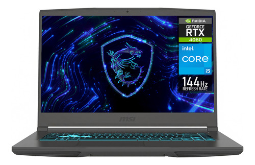 Laptop Gamer Msi Thin A15 Rtx 4060 Core I5 32gb 1.4tb Ssd Gris
