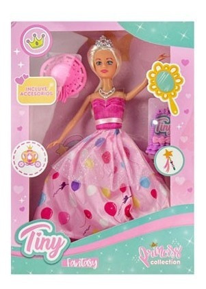 Muñeca Tiny Fantasy  Princess Con Accesorios