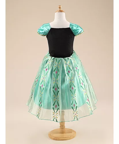 Vestido fantasia infantil - Anna Frozen - Baby Fashion & Fun