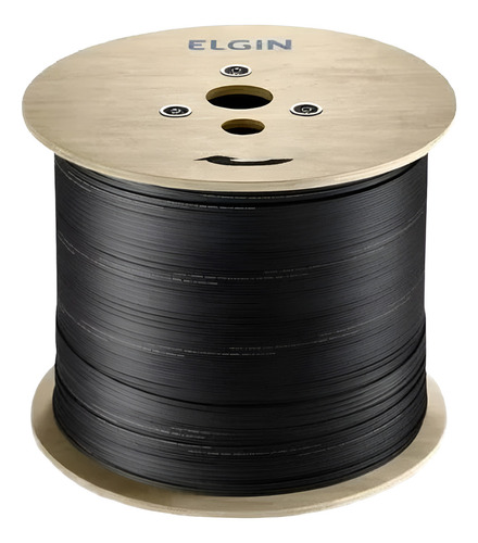 Fibra Óptica Elgin Drop Monomodo Rolo Com 200 Metros