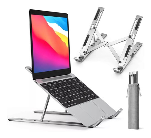  Soporte Laptop Metal Aluminio Plegable Portátil Libros 