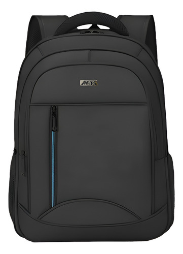 Mochila Universitária Notebook Preta 9057 - Acp Cor Preto Desenho Do Tecido Lisa