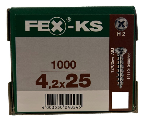 Tornillos Spax Fex-ks 4 X 25 P/herrajes En Pvc Mil Ph