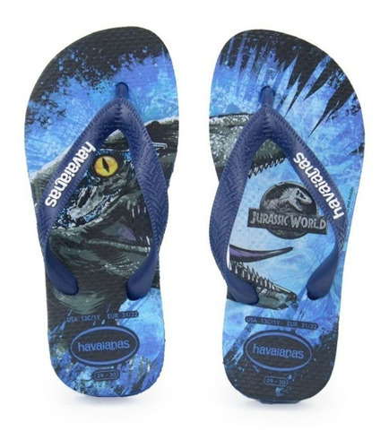 Havaianas Top Jurassic World Azul Estrela Kids Rcr Games